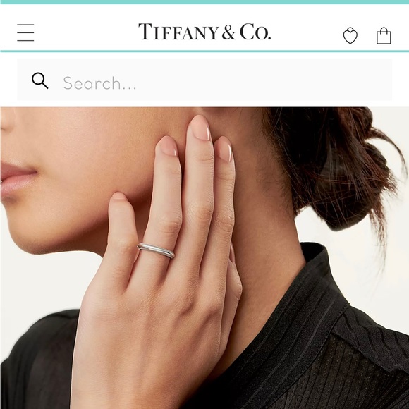 Tiffany & Co. Classic Milgrain Wedding Band in Platinum unisex - Picture 3 of 8